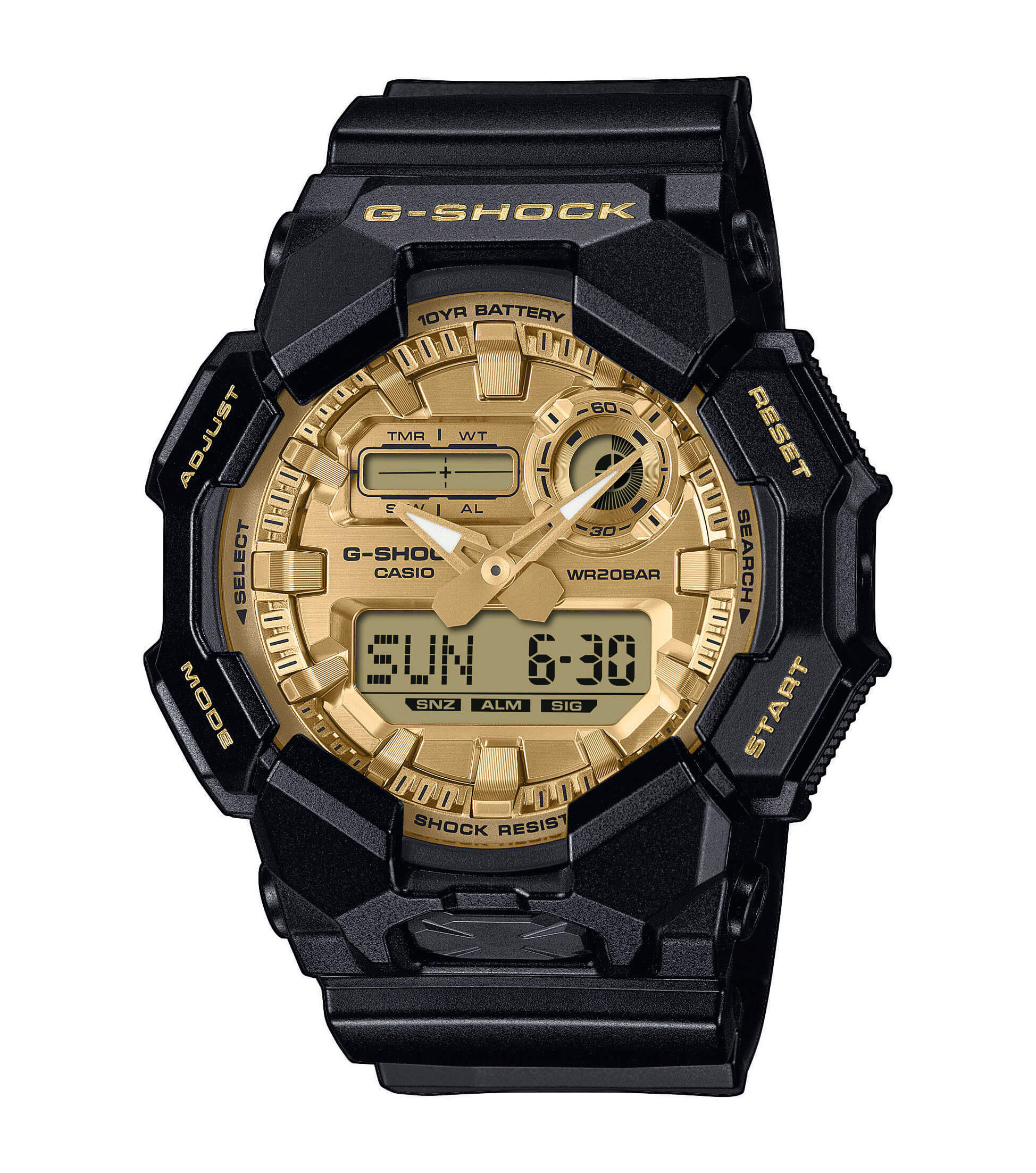 Reloj Casio GA-010GGB-1A9ER - RUGGED BLACK AND GOLD SERIES